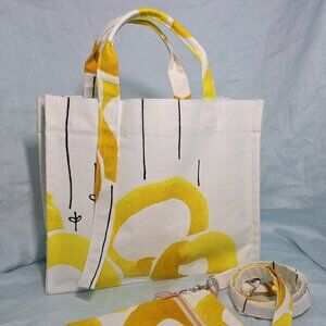 Denim Tote Shopper & Crossbody Phone Bag Set.